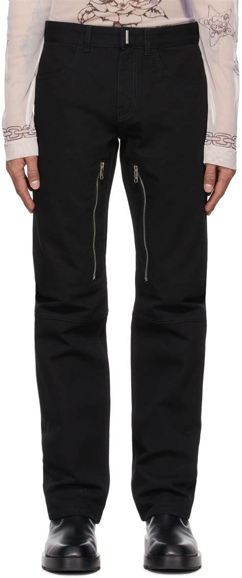 givenchy zipper jeans|Men's Designer Pants & Shorts .